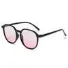 Rubor Puro Deseo Blanqueador Celebridad de Internet Gafas de Sol Sin Maquillaje para Mujer Montura Grande Adelgazantes de Aspecto Sofisticado Estilo Coreano Gafas para Chica Linda