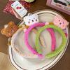 Diadema de Felpa de Oso Pardo para Mujer, Parte Superior Craneal Alta, Lavado de Cara, Aplicación de Mascarilla, Especial, Diadema Peluda, Tarjeta para el Cabello, Tocado
