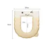 Cojín Adhesivo para Asiento de Inodoro Doméstico Universal Impermeable Cubierta de Inodoro Absorbente Cojín de Asiento de Inodoro Doméstico Lavable Cubierta de Inodoro
