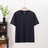Playera de Algodón de Manga Corta y Cuello Redondo para Hombre, Juvenil, Color Sólido, Fresca de Verano, Delgada, Jersey, Casual, de Manga Corta