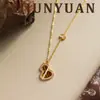 Otoño e Invierno Retro Maillard Microincrustado Circonita Colgante de Calabaza Collar Cadena para Clavícula Versátil de Lujo Ligero Nicho Moda