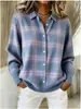 Cárdigan de Cuello Cruzado Estilo Nuevo Europeo y Americano para Mujer Otoño e Invierno Suéter Abrigo de Manga Larga Estilo Holgado Perezoso
