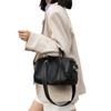 Bolso de Mujer de Cuero Genuino 2024 Nuevo Capa Superior Piel de Vaca Bolso Boston Gran Capacidad Bolso de Mano para Viaje Bolso de Hombro Retro