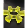 Acoplamento Hexagonal Arruela Flor de Ameixa Amortecedor Bloco Elástico de Borracha Poliuretano Tipo T Anel de Borracha da Roda do Motor Bomba d'Água Tendão de Boi