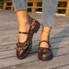 Zapatos de Mujer Estilo Francés Inspirados en Chanel 2026, Zapatos de Tacón Bajo Elegantes con Lazo de Lentejuelas Nuevos Primavera/Verano 2025