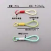 Popular Creativo Simple Lanyard para Teléfono Móvil Portatarjetas de Muñeco Pase de Abordar Llavero de Mochila Cuerda Tejida Colorida Adornos Colgantes