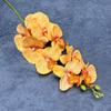 Impresión 3D Flor Artificial Phalaenopsis de Seda Recubierta de 9 Cabezas Boda Decoración del Hogar Arreglo Adornos de Flores Falsas Venta al por Mayor