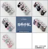 Jilin Yplrfu-201 Diario Xiaoyou Calcetines Largos de Caña Alta de Dibujos Animados de Moda Otoño e Invierno para Niños y Niñas