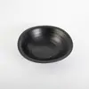 Tazón Redondo Triangular Estilo Japonés de Melamina Negra, Plato Especial con Forma, Tazón de Postre, Tazón de Ensalada de Frutas, Venta al por Mayor para Hoteles y Restaurantes