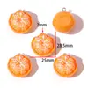 Brinquedos de Frutas e Comida 3D Coloridos DIY Criativos Feitos à Mão Acessórios para Presilha de Cabelo com Cola de Creme Peças de Resina Venda por Atacado