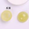 Bola redonda nube de 14 mm hecha a mano DIY accesorios de resina mitad aretes accesorios para el cabello pinza para el cabello parche de joyería