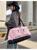 Bolsa Deportiva con Separación Húmeda y Seca, Gran Capacidad, Bolsa de Fitness Unisex, Bolsa de Viaje para Viajes Cortos de Negocios, Bolso Cruzado Portátil para Mujer