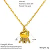 Collar de Pez con Incrustaciones de Diamantes Serie Playa y Océano Versátil Europeo y Americano para Mujer Transfronterizo Lujo Ligero Acero de Titanio de Alta Gama Colgante Venta al por Mayor