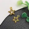 1 Pingente Antigo de Sol Lua Estrela Dourado diy Pingente de Chaveiro de Sol Lua Estrela Acessórios para Colar Amazon