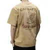 Camiseta de manga corta transfronteriza de peso pesado para hombre, corte holgado, talla grande, marca de moda, nuevo estilo verano 2026, ropa de algodón puro para hombre