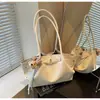Bolsa de Mão Grande Capacidade Nova Moda Primavera 2026 Transfronteiriça, Bolsa Retro de Alto Valor, Bolsa Tote de Ombro Único