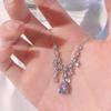 Gentil Senhora Vento Pedra Gota de Água Borla Francês High-end Temperamento Design Clavícula Cadeia Moda Nicho Jóias