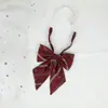Flor Pluma Raíz Mango Largo Joker Escuela para Hjk Japonés Color Sólido Corbata de Moño Femenina Licencia Graduación Ropa Académica Rayado Estilo Campus