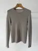 [BIELLA Alemán] Suéter de punto grueso, encriptado, sin costuras de 48 puntos, 100% lana, cuello redondo para mujer, nueva colección otoño/invierno