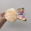 Atmósfera Estilo Vacaciones de Verano Dulce Simulación Magnolia Pasador Pasador Accesorios para el Cabello Pinza Lateral Foto Flor para la Cabeza Playa Flor en el Cabello Flor