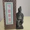 Souvenirs Turísticos dos Guerreiros de Terracota de Xi'An, Caixa com Figura Única na Cor Azul-Pedra de Guerreiros de Terracota, Artesanato Especial para Estrangeiros