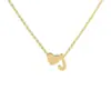 Venta caliente, collar personalizado con carta de amor de acero inoxidable, colgante doble, ambiente sencillo, accesorios de joyería, fábrica al por mayor