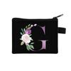 Nuevo Monedero Digital de Flores 26 Bolsa para Monedas Estampada Conveniente para Niños Bolsa para Llaves de Moda Bolsa para Almacenamiento de Identificación