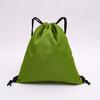 Bolsillo con cordón de tela Oxford Patrón de fútbol personalizado Mochila impermeable con cordón Mochila deportiva de poliéster Bolsa con logotipo impreso