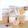 Almacenamiento de cocina y acabado caja sellada de plástico almacenamiento de alimentos caja para mantener la frescura caja sellada de silicona multiespecificación para mantener la frescura