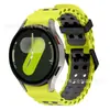 Para Samsung Galaxy watch7 marinho pulseira de silicone bicolor Samsung FE/6/5/4 pulseira de relógio de liberação rápida