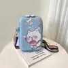Nueva Bolsa para Padres e Hijos Niños Bolsa para Teléfono Móvil Cáscara Dura Bolso Cruzado Patrón de Dibujos Animados Bolsa Tipo Caja Niña Salir Bolso de Hombro Casual