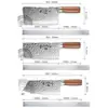 Juego de cuchillos de cocina forjados al por mayor de fábrica, cuchillo para cortar huesos doméstico, cuchillo para cortar carne de cocina, ultrafiloso, cuchillo para mujeres, se puede enviar en nombre de los clientes