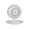 Louça de Mesa Cerâmica Criativa para Restaurante, Prato de Sopa Estilo Chapéu de Palha Ocidental, Prato de Apresentação Culinária Molecular Francesa, Prato Branco Estilo Hotel Ocidental