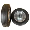 Rueda de goma maciza ligera rueda de polvo de goma industrial silenciosa rueda maciza de goma herramienta de empuje manual rueda giratoria de carro rueda maciza