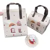 Bolsas Aisladas Desechables para Llevar, Papel de Aluminio Comercial para Hornear Postres Pasteles Bolsas de Empaque Tipo Tote No Tejidas, Hechas a Medida