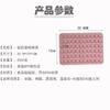 QQ doce chocolate molde grau alimentício mini soft candy molde de silicone alta temperatura resistente a frutas suplemento alimentar molde em estoque atacado
