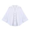 Atacado de Roupas Europeias e Americanas Transfronteiriças do Aliexpress Nova Coleção Início da Primavera 2025 Camisa de Popeline Multicor com Mangas Largas