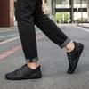 Zapatos Casuales de Cuero de Talla Grande para Adolescentes Transfronterizos, Zapatos Planos con Cordones de Color Sólido Simple, Tendencia de Moda, Zapatos Individuales para Hombre