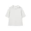Estilo coreano Diseño simple Sentido del diseño Pesado Falso dos piezas Cuello en V Manga corta Camiseta de verano Casual Todo partido Top oversize