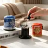 Pedra Diffusora de Aromaterapia Sem Chama Estilo College Embossado Vintage Óleo Essencial Ornamento de Mesa para Quarto com um Toque de Nicho de Alta Qualidade