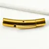 Fabricante de Dongguan Personalizado Aço Inoxidável Simples Colar Pulseira Conexão Fivela Fivela Magnética Acessórios de Joias DIY Fivela Magnética