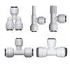 Purificador de agua, 2 conectores rápidos, adaptador rápido en T, diente exterior, tubería de agua de PE, 3 conectores rápidos, accesorios de filtro