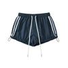 Pantalones Cortos Deportivos para Mujer Primavera y Verano Nuevo Estilo Europeo y Americano Pantalones Casuales con Aberturas Laterales Tendencia de Internet Pantalones Cortos con Cintura de Tirantes