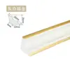 Esquina autoadhesiva para techo línea de yeso línea de techo borde hermoso línea de borde hermosa costura decoración de pared de fondo