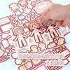 Livro de atividades silencioso pequeno batata adesivo memórias de verão criativo sem corte cena tridimensional adesivo DIY feito à mão decoração