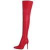 Deseje Aliexpress Outono e Inverno Novas Botas Femininas da Moda e Únicas Estilo Europeu e Americano Acima do Joelho Tamanho Grande 43 Atacado do Fabricante