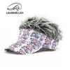 Sombreros Originales para Hombres, Pelucas Personalizadas con Letras Impresas, Gorras de Béisbol en Moda Callejera Europea y Americana para Mujeres
