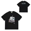 Dropshipping Marca de Moda High Street 240g Camiseta Cartoon de Alta Qualidade Manga Curta Comércio Exterior Atacado Transfronteiriço Unissex Top Camiseta Tendência
