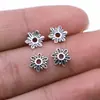7x 7 mm 0.2 g multicolor joyería al por mayor aleación colgante hecho a mano tapa de cuenta receptáculo receptáculo receptáculo