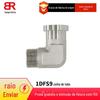 Fornecimento de adaptador de cotovelo métrico 1DFS9 para flange SEA/luva de cartão de 90 graus